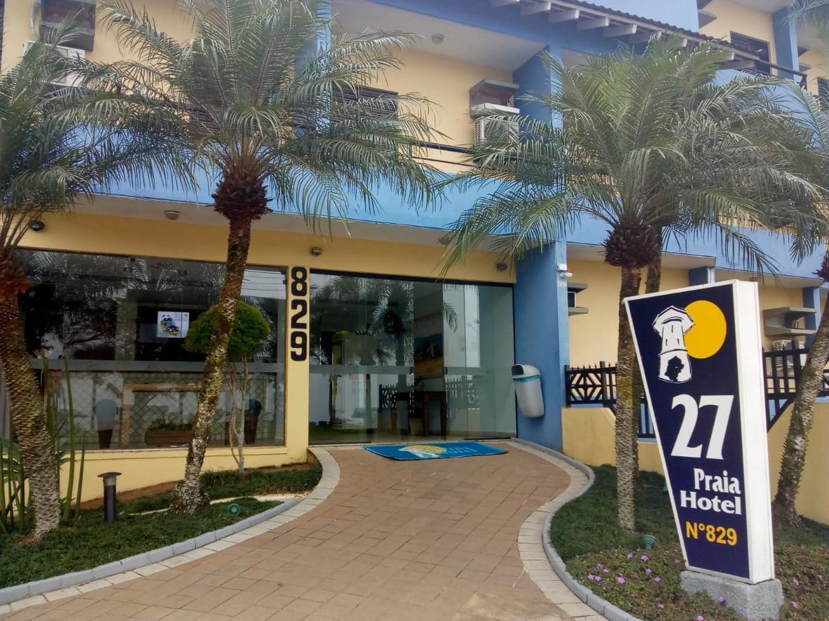 27 Praia Hotel - Frente Mar ベルチオガ エクステリア 写真